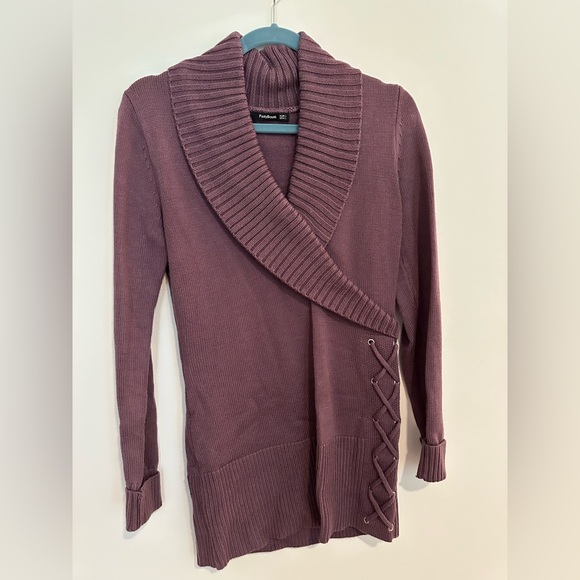 PattyBoutik Sweaters - LIKE NEW PattyBoutik Mauve Cowl Neck Sweater